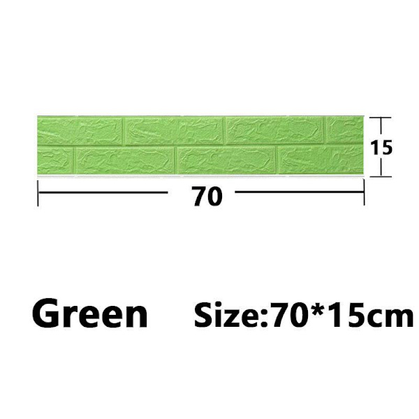 3/5/10 st 30*35cm/70*15cm 3D Självhäftande Väggdekaler Heminredning Bakgrundsdekaler Vattentäta och Fuktsäkra Matches the image 10pcs 70*15cm