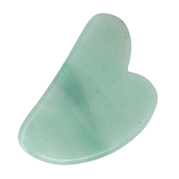 Professionel Aventurine ansigtsmassage Gua Sha Tool Bærbart kropsterapi skrabebræt