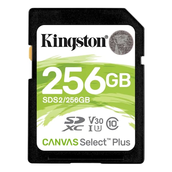 Canvas Select Plus SDXC, 256GB, Klasse 10 UHS-I, sort