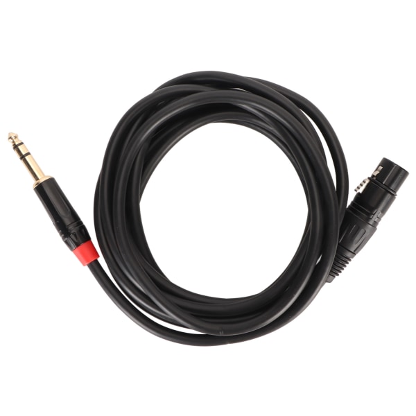 XLR hona till 1/4 tum 6,35 mm kabel Professionell Plug and Play 20 AWG OFC kärnmikrofonkabel 9,8 fot