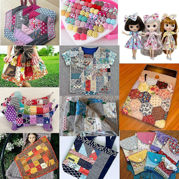 Paris_50 stk 25cm x 25cm Fa Pack Patchwork DIY Søm Quilt Fa Blandet