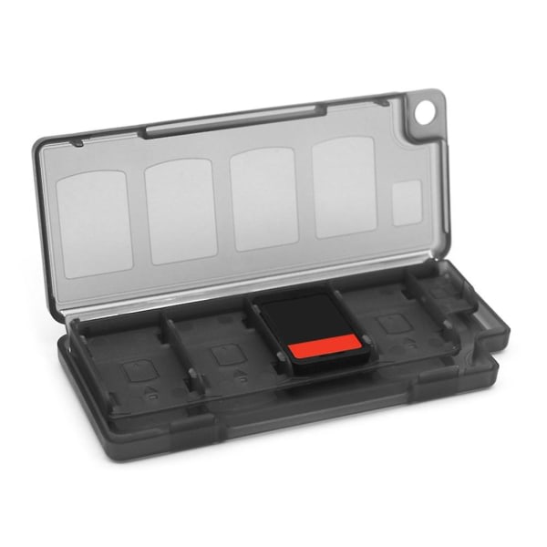 Bärbart 10 i case case för Nintendo Switch Tillbehör Lätt organizer för Nintendo Switchfodral Svart