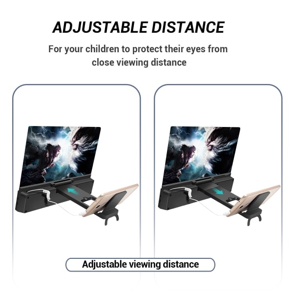 Universal 12\" Screen Magnifier with Built-in Speaker