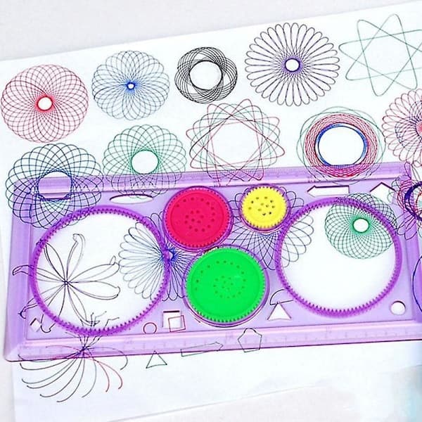 Spirograph Geometrisk Lineal til Studerende