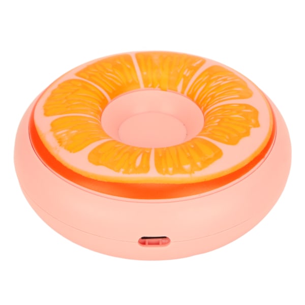Sähköinen käsienlämmitin USB -ladattava 3 vaihdetta donitsin muotoinen taskukäsilämmitin matka-kotitoimistoon Pink F