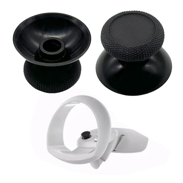 Erstatningsjoystick Game Controller Caps Reparasjonstilbehør Analog Thumb Stick Cap for MetaOculusQuest2/ Pro VR Controller null - 2