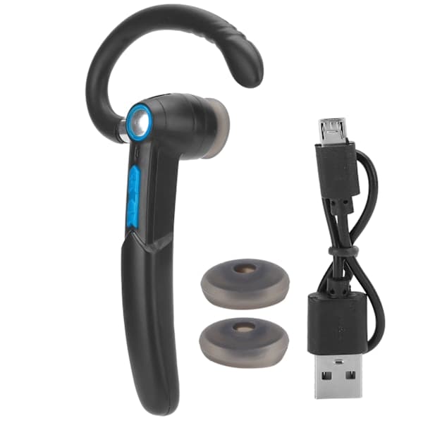 Bærbar Monaural Bluetooth Headset Høretelefon Udstyr Høj Kompatibilitet blå