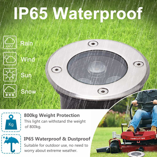 Goodia Utomhus LED Markspotlight 1-pack 3W IP65 Varmvit