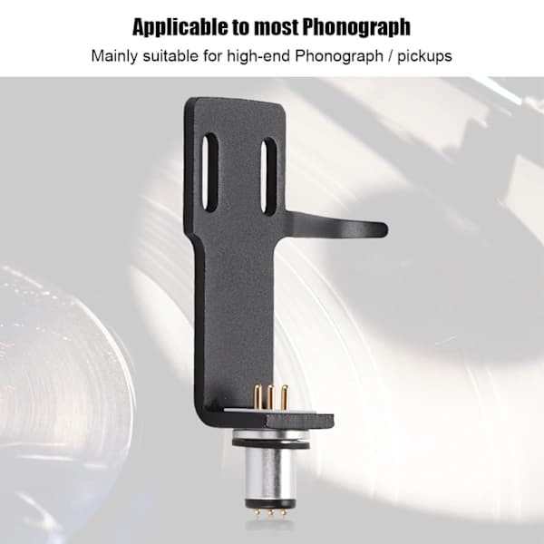 Skivspelare Pickup Headshell High End Phono Pickup Headshell Skivspelare Kit Svart