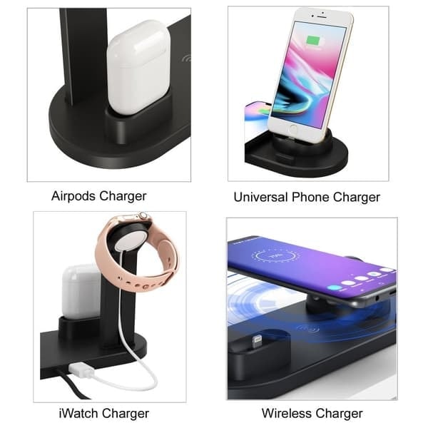 Ladestasjon for Mobil, Apple Watch & AirPods - Induksjon