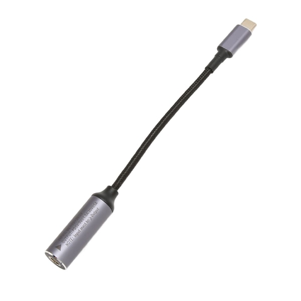 DC til Type C-kabel 5,5x2,5 mm 100W 6,8 tommer huninput nylon Type C til DC5525-kabel til Tablet Phone PC