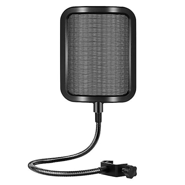 Metallisk Popfilter Universelt Mikrofon Vindskærm Studiooptagelse Kondensatormikrofon til Fifine Blue Yeti Mic Lydfilter - Perfekt Metal