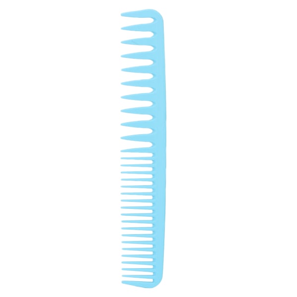 Fin og bred tann kam Profesjonell karbonfiber dobbel tann frisør frisørkam for SalonBlue