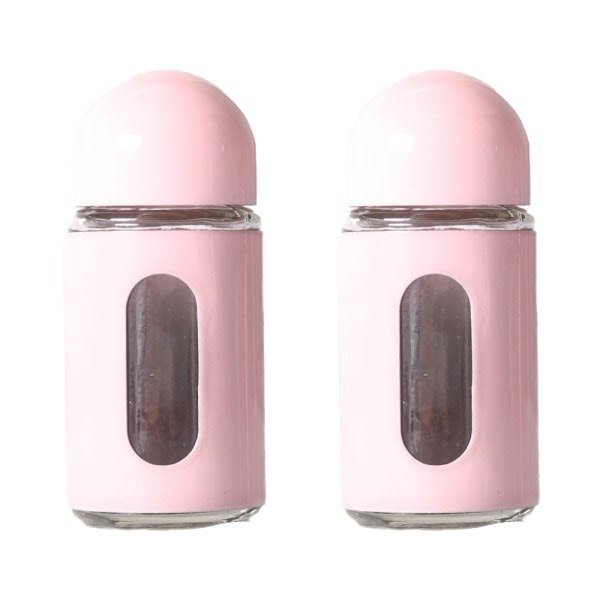 Salt- och pepparskakare i glas med justerbara hällhål - Stai Pink
