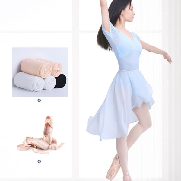 Balletskørt Langt skørt SORT Black.pa
