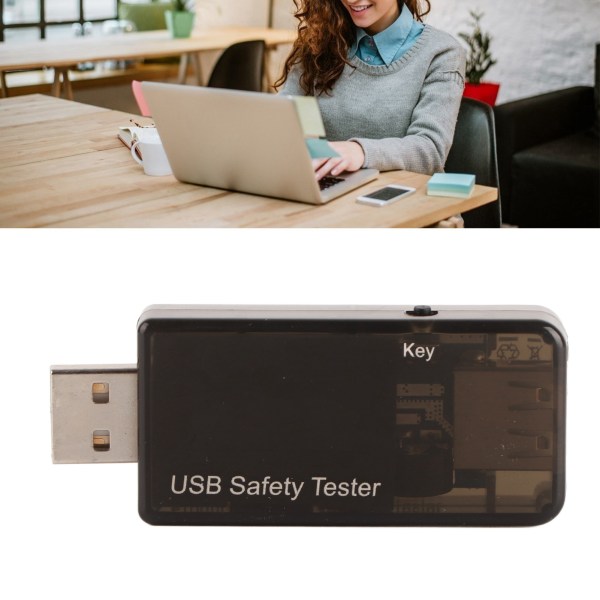 USB testeri Monitoiminen reaaliaikainen näyttö Tarkka mittaus USB jännitevirtamittari 0?5.1A 3?30V