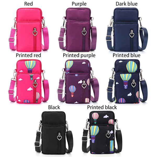 Crossbody-väska för kvinnor Axelväska RÖD