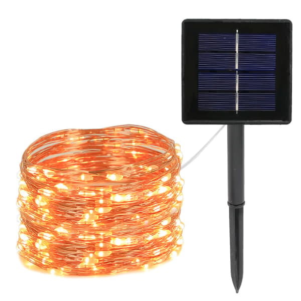 Solcelledrevne lyslenker, dekorative lamper (PA)
