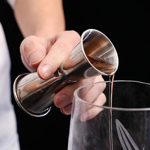 Cocktail Sæt Dobbelt shaker 750ml Rustfrit stål Sølv 10 dele