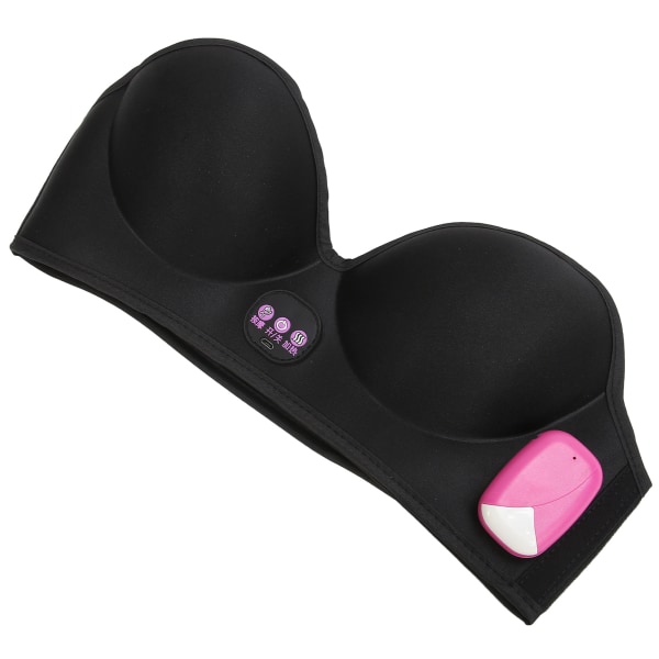 Elektrisk Bröstmassage BH 3 Gears Vibrationsmassage Varm Kompress Värme Bröst BH