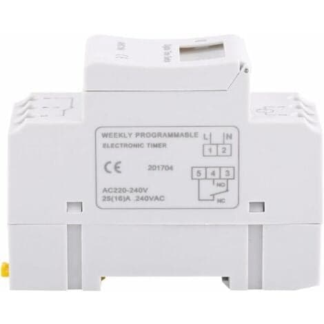LCD Timer Ukentlig Elektrisk Tidsbryter Digital Timer Bryter 15A(220V),.pa