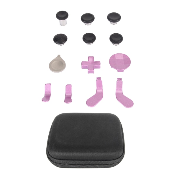 Replacement Thumbsticks Kit Sensitive Magnetic Metal Thumbsticks for Xbox One Elite Series 2 Purple