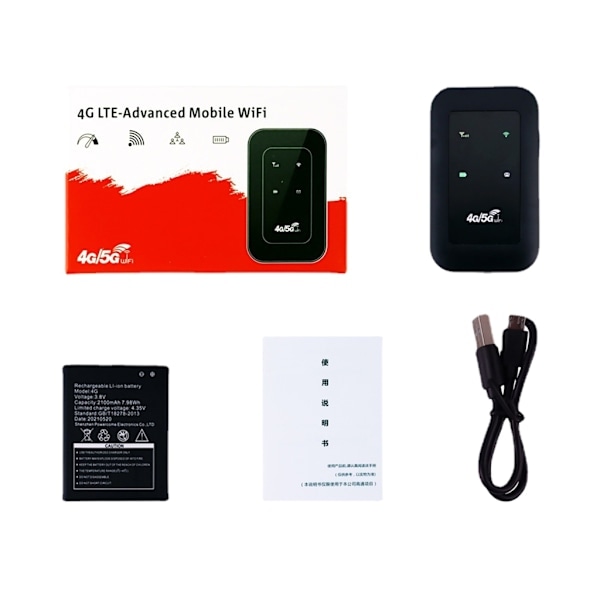 Paris_4G trådløs router LTE Bærbar bil Mobilt bredbånd Netværkslomme 2.4G trådløs router 150 Mbps Hotspot SIM Ulåst Wi