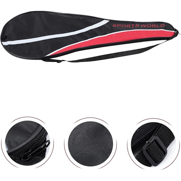 Badminton Racket Cover Bag, Badminton Racket Cover Shoulder Bag Vattentät Badminton Racket Carry Bag för Män Kvinnor Ungdomar