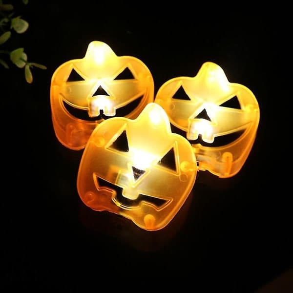 4 stk. gresskarlykter LED (PA)