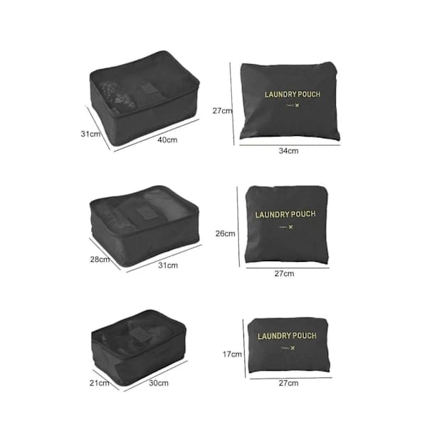 Resväska Organizer Set - Din Perfekta Packhjälp