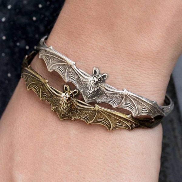 Fladdermus Armband Armband Armband Smycken SILVER Silver Silver