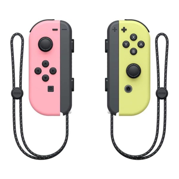 Nintendo switchJOYCON er kompatibel med original fitnessring Bluetooth-controller NS spil venstre og højre små håndtag Light pink + light yellow