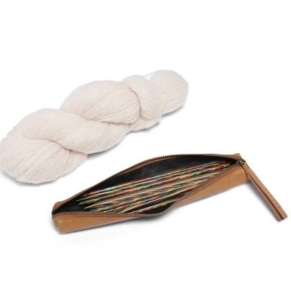muud virknålsfodral, Hee XL, läder, Whisky—pa