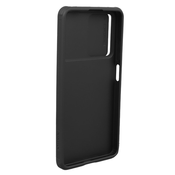 Case för Redmi Note 12 Pro 5G TPU PC Slide Lens Cover Stötsäkert cover för resor Daglig användning Svart