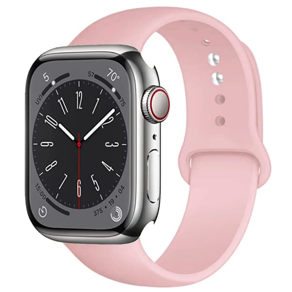 Silikonearmbånd Holdbart Apple Watch 38mm/40mm/41mm Grå Grå m