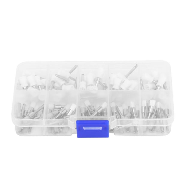 100 kpl / laatikko Hammaskiillotustyökalusarja Hampaiden kiillotusharjakuppi Hammashoitotyökalujen lisävaruste