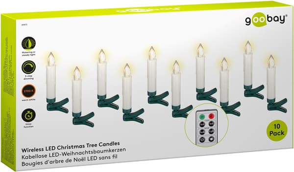 10 langatonta LED-joulukuusen valoa