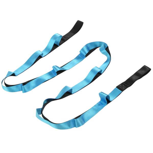 Stretch Strap Yoga Nylon -kuminauhaharjoitusvälineet kotiharjoitteluun Joustavuus PilatesBlue