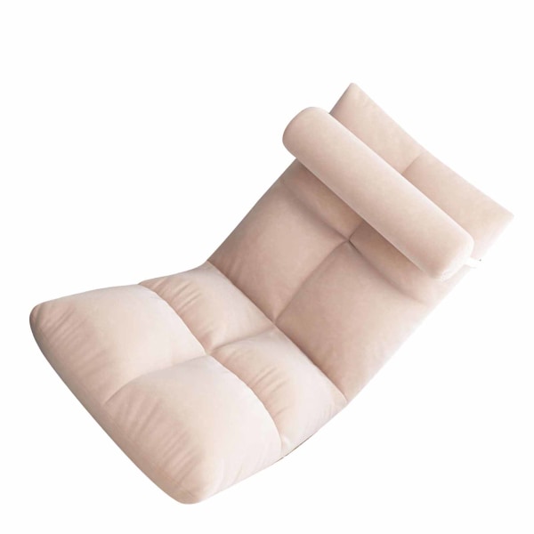 Lattiatuoli selkätuella Kokoontaitettava sohva tuoli vuodesohva lepotuoli Lattiapelituoli Meditaatiotuoli aikuisille Pinkki