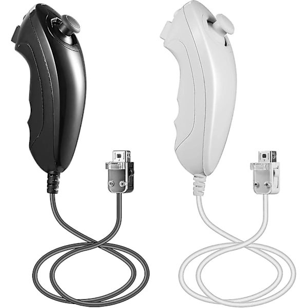 Wii Nunchuck-controller, 2-pak Nunchuk-controller erstatning