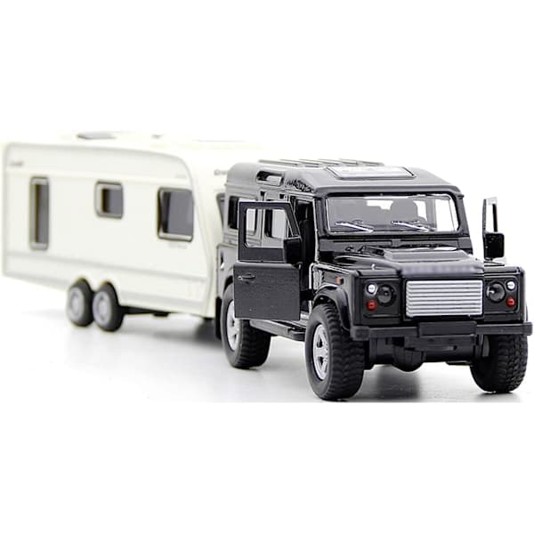 Legetøjs Autocamper SUV Trailer Træk RV Autocamper Legetøj til Drenge Støbt Lastbil Modelbil