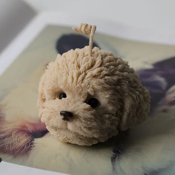 Lysforme lys stearinlys DIY støbeforme i silikoneform LZ22029 Teddy Avatar