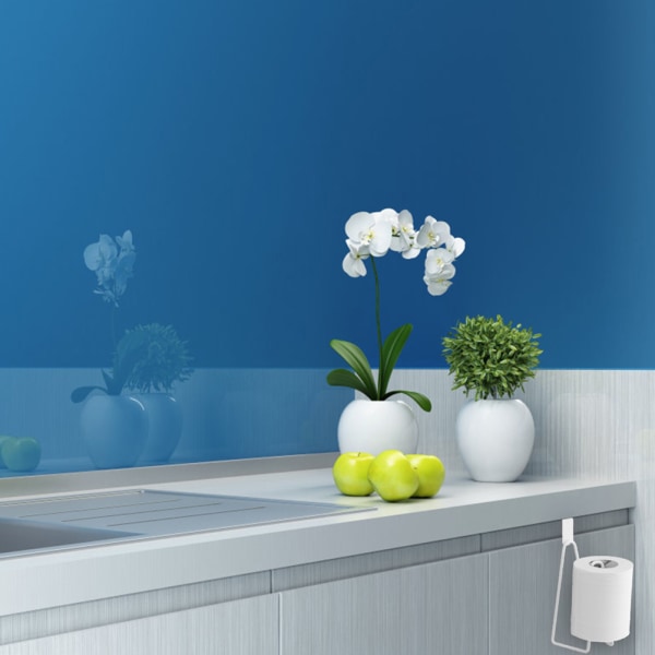Metalltoalettpappershållare Stativ Tank Toalettpappersrulle Pappershållare för badrumsförvaring och organisation