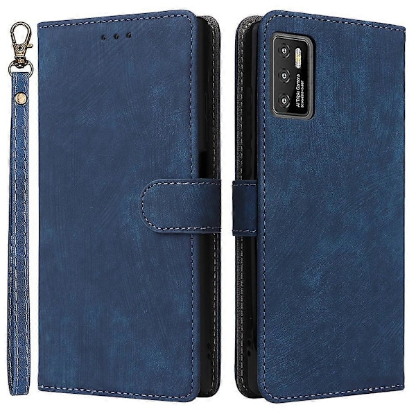 Plånboksfodral för Cubot P50 med RFID-skydd, PU-läder, stativfunktion - Grön Multicolor_Paris Multicolor Blue