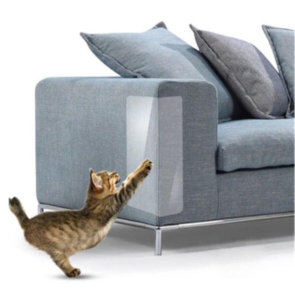 Kattskrapskydd för kattsoffa anti-scratch för soffa Kattskrapskydd (2 delar)