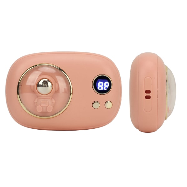 2 i 1 Handvärmare Power Bank Multifunktionell Mini Bärbar USB Små Handvärmare för Outdoor Camping Pink