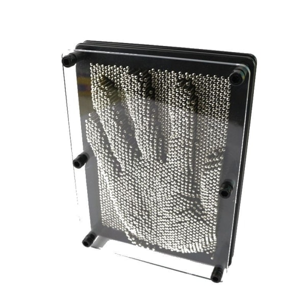3D-klon metall handform rolig nål ritning leksak dekoration mode prydnad