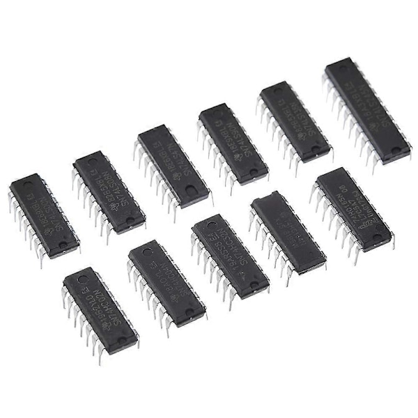 40 stk. (20 stk. 74HCxx + 20 stk. 74LSxx) Serie IC Sortimentssæt Digital Integreret Chip.pa