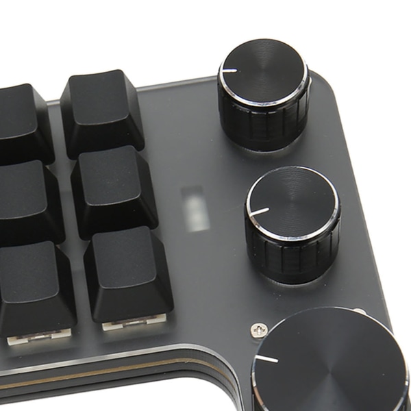 12 Taster 3 Knop Mekanisk Tastatur Rød Switch Vandtæt Støvtæt lydstyrkekontrol Multifunktionelt tastatur til Game Office USB Kabelført
