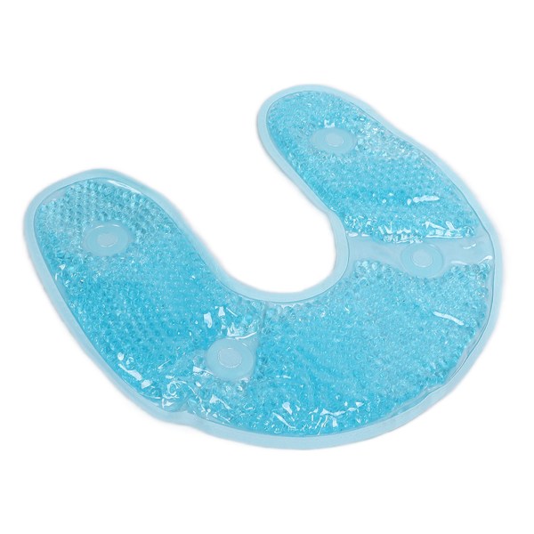 U-muotoinen geelihelmi jäähdytyshoito niskakääre Niskavammat Uudelleenkäytettävä kylmäpakkausSky Blue
